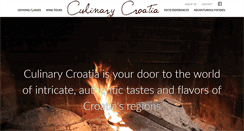Desktop Screenshot of culinary-croatia.com